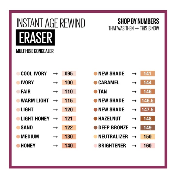 To Maybelline, instant age, rewind, eraser, hazelnut - Picture 5 of 8